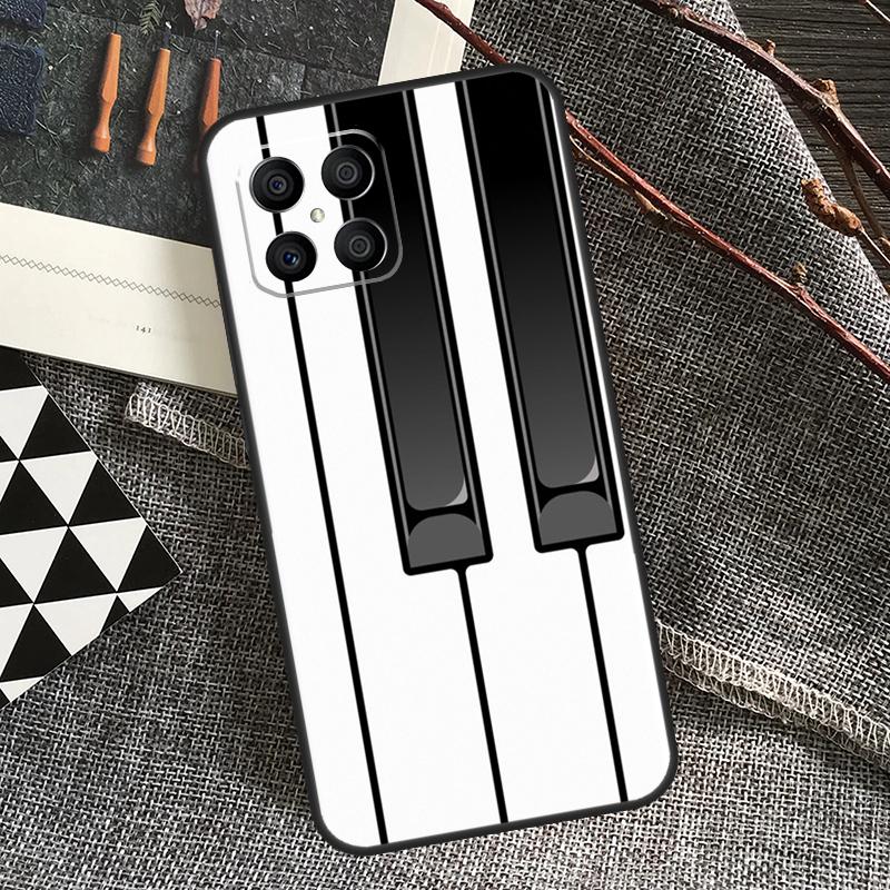 Piano Keys Music Keyboard Case For Honor 90 70 50 Lite Magic 5 Magic 6 Pro X6 X7 X8 X9 X6a X7a X8a X9a X8b X9b Cover