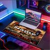 Custom Name Personalized One Piece Pattern Mousepad, Laptop PC Desk Mat, Decorative Desk Mat for Home Keyboard Pad Gift