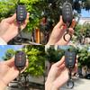 Keychain Protection For Hyundai Tucson Ioniq Creta Kona Solaris Elantra I10 I20 Santa Fe Silicone Car Remote Fold Key Cover Fob