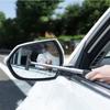 Summer Telescopic Car Rearview Mirror Wiper with Soft Handle Auto Glass Cleaning Defogger Essential Car Accessory