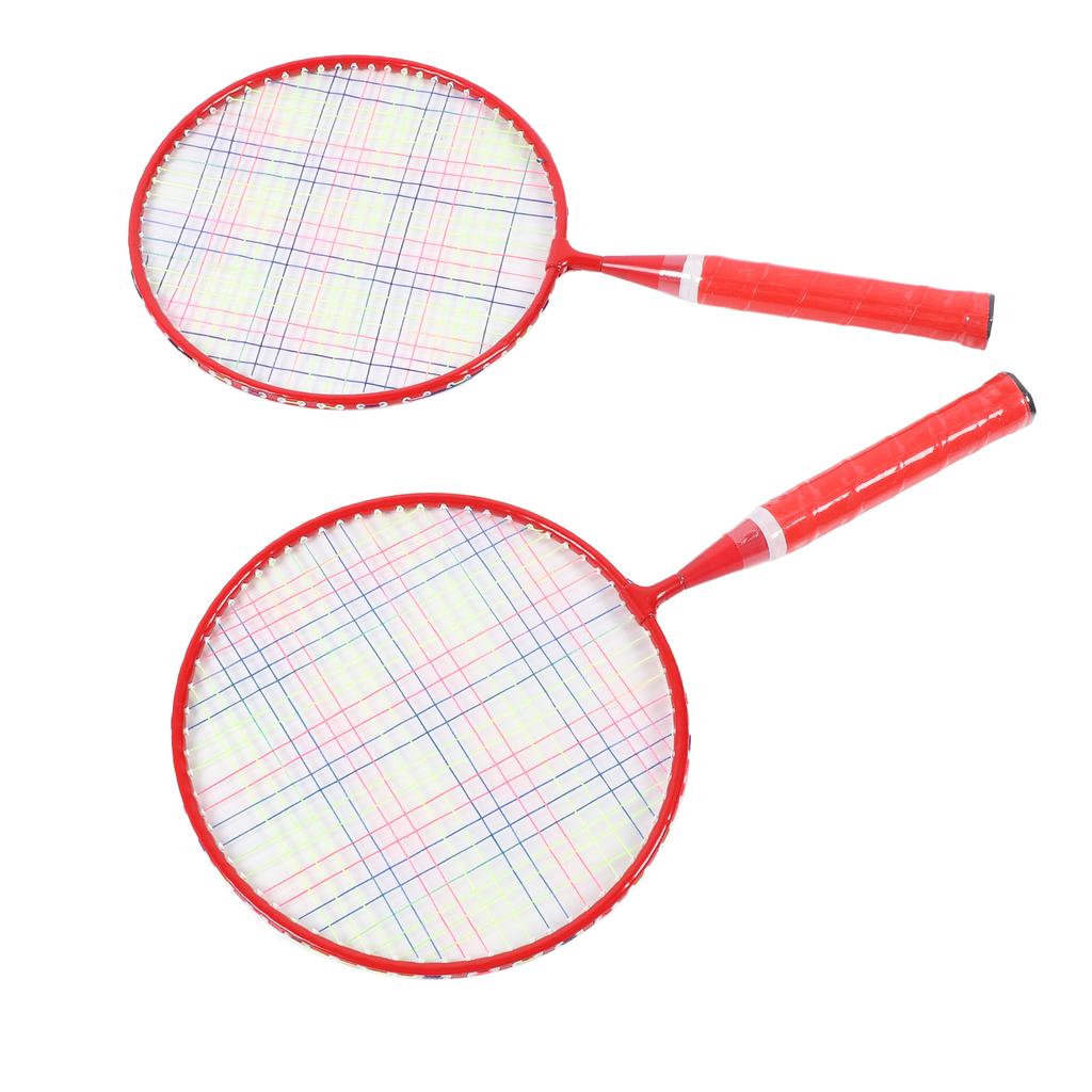 1 Pair Children Badminton Racket Set with Carrying Bag Kids Badminton Kit with 2 Shuttlecocks 1 Tabl