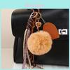 Miu Love Heart Plush Bag Charm With Polyester Material For Fashionable City Style Accessories