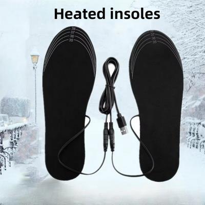 Heated Shoe Insoles Electric Warming Pad Insoles Cuttable Electric Heating Insoles Washable Heating Insoles Heating Foot Warmers