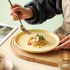 Ceramic Plate Nordic Creative Ceramic Steak Plate Western Food Plate Pizza Plate Home Hotel Dish Breakfast Plate