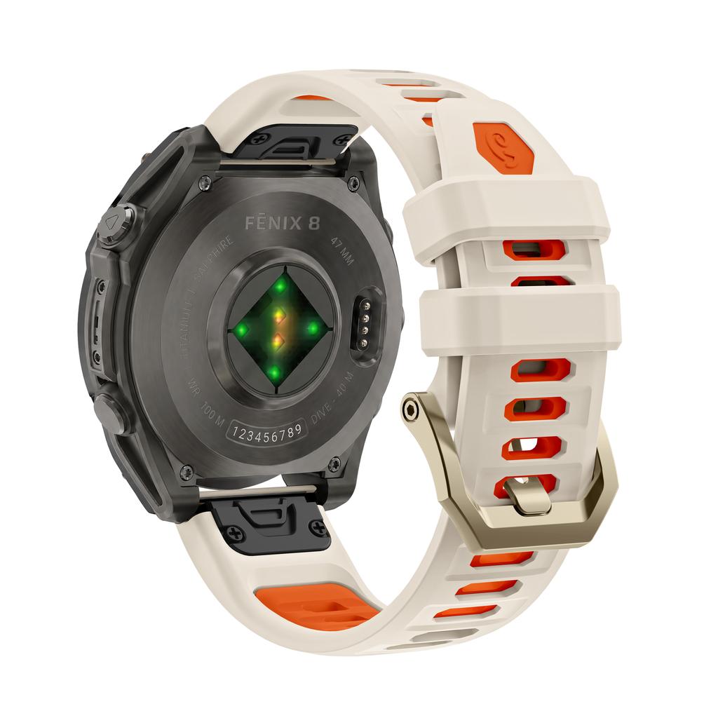 Cinturino Quick Fit da 22 mm 26 mm per Garmin Fenix 9 8 7 Pro 51 mm 6X 5 Venu 3 Tactix Braccialetto in Silicone Traspirante Correa Fenix 7X Band