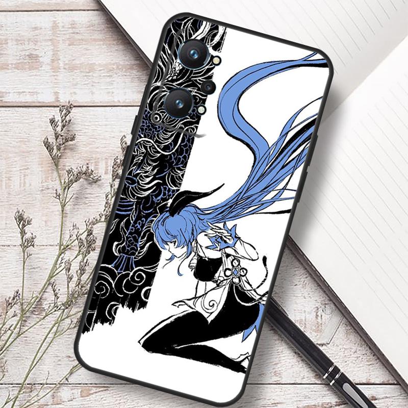 Genshin Impact Ganyu For Realme 12 13 10 11 14 Pro Plus GT 6T 6 5 GT7 Pro C61 C55 C53 C51 C21Y C25S C75 C67 Case