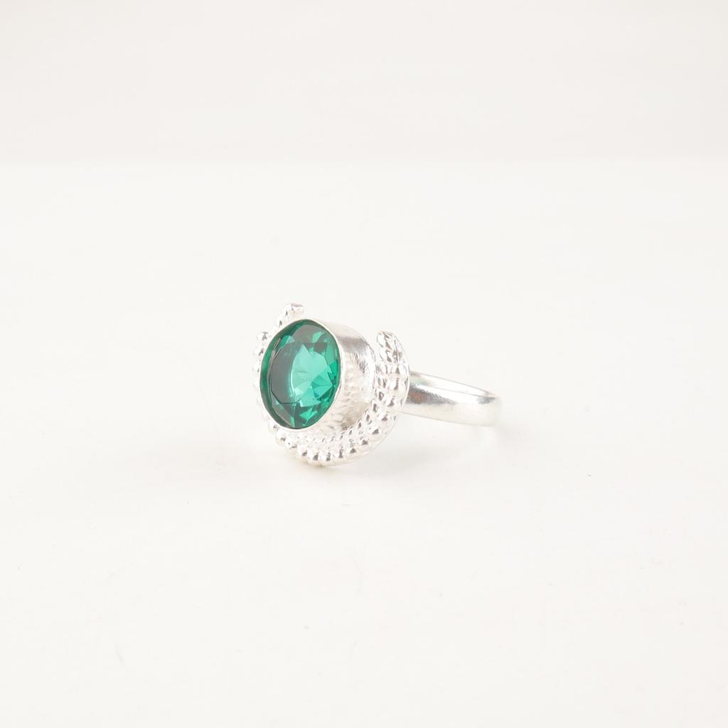 Chrome Diopside Gemstone 925 Sterling Silver Jewelry Handmade Ring For Wedding RR-48-4
