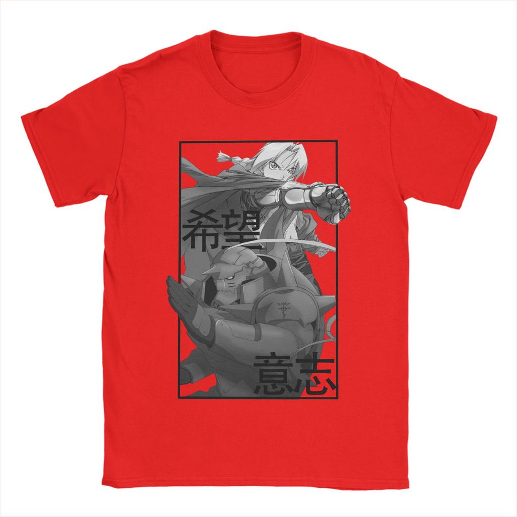 Le Cose Perdute Fullmetal Alchemist TShirt for Unisex Vintage Cotton Tee Shirt Round Collar Short Sleeve T Shirt Graphic Clothing