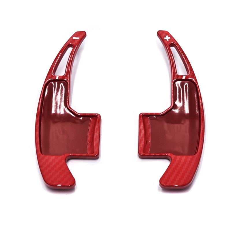 2 Pcs Car Steering Wheel Paddle Shifter Cover For Ford Mustang 2015 2016 2017 2018 2019 2020 2021 2022 2023 ABS Trim Accessories