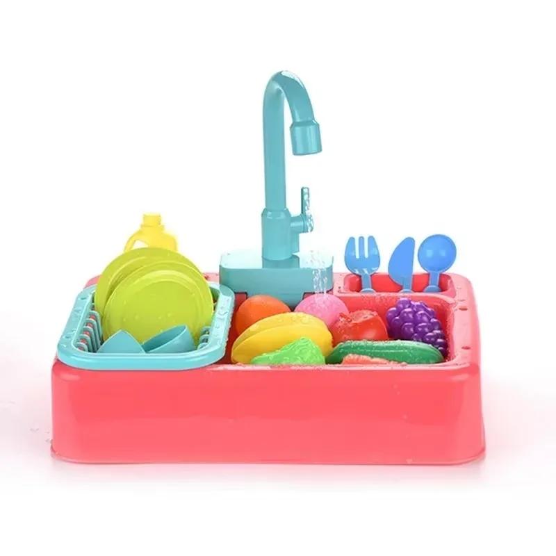 Children's Kitchen Dishwashing Toy Circulating Water Electric Toy Dishwasher