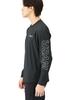 DESCENTE SUNSCREEN TOUGH Sleeve Logo Long Sleeve Size O Shirt, Black,