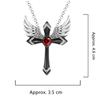 Angel Wings Pendant Necklace Cross Jewelry Accessories Anniversary Party Banquet Gifts