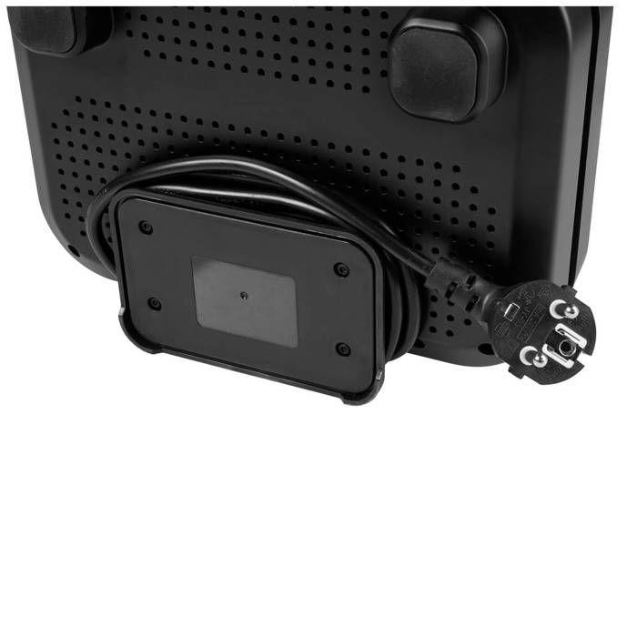 Princess 127007 Machine À Croque-monsieur Revêtement Anti-adhésif, Voyant Lumineux Noir