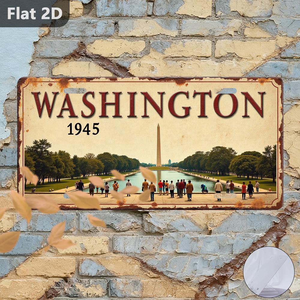 D Flat  pc D Flat Printed Decorative Sign  Plata Beach Madrid and Sun Umbrellas Vintage Home Decor Seaside Leisure Sty
