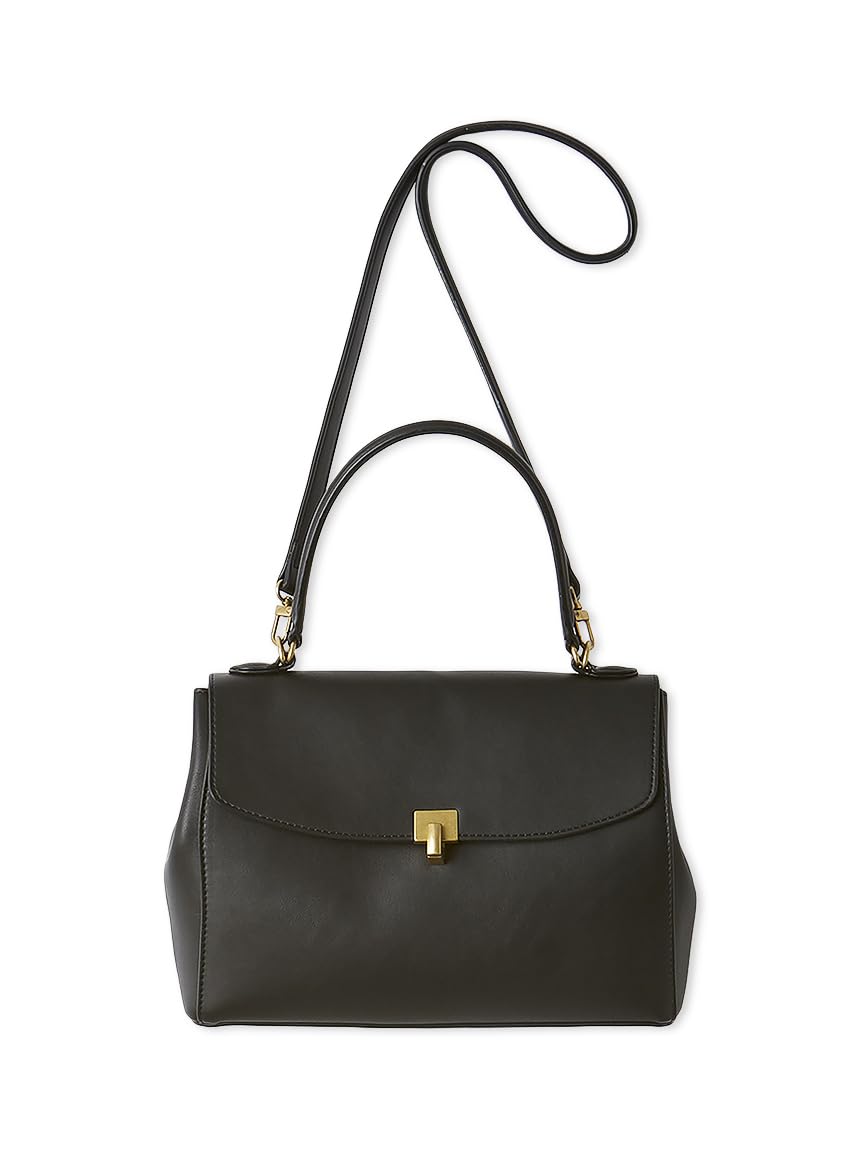 

Metal Motif Square Hand Shoulder Bag 09WGB255504BLKF & чорний