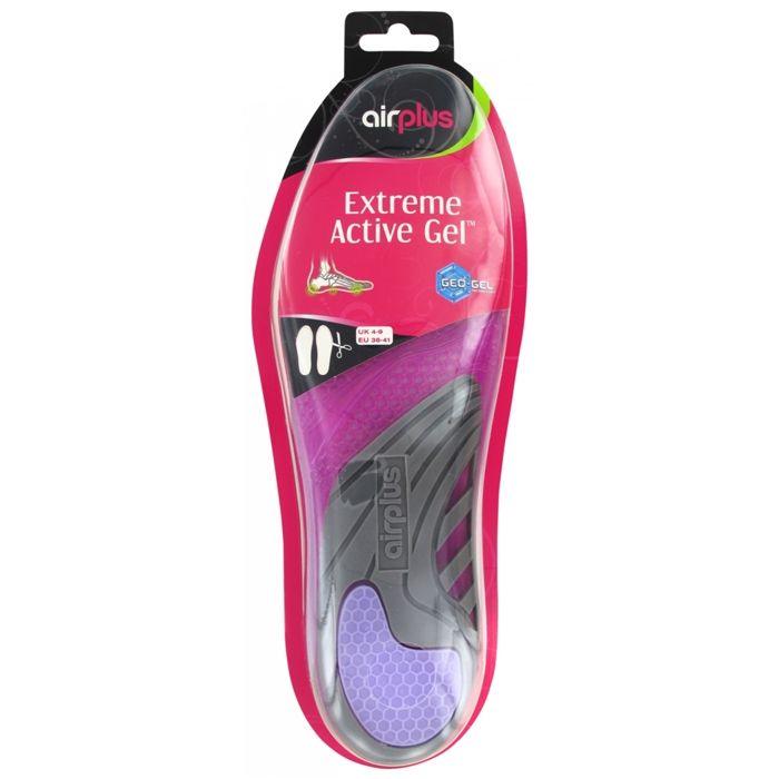 Semelles - Airplus - Extreme Active Gel - Confort supérieur - Antichoc - Stabilité renforcée
