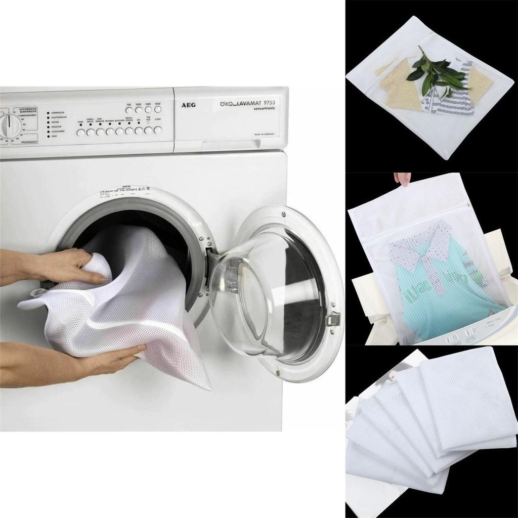 Extra Large Mesh Laundry Net Zipper Bag For Washing Delicates 50x60cm Size