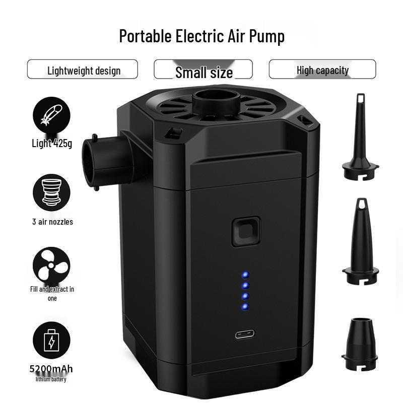 Portable Electric Air Pump for Camping, Tents, Mattresses & Swimming Rings