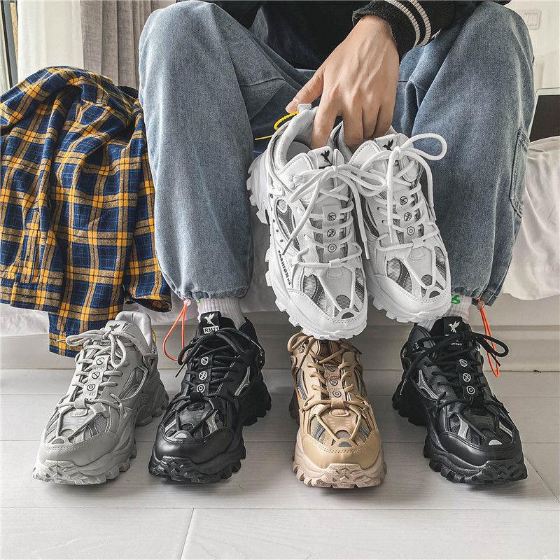 Spring and Autumn National Tide 2025 Internet Celebrity Breathable Sports Shoes Casual Shoes Versatile Dad Shoes Men's Shoes