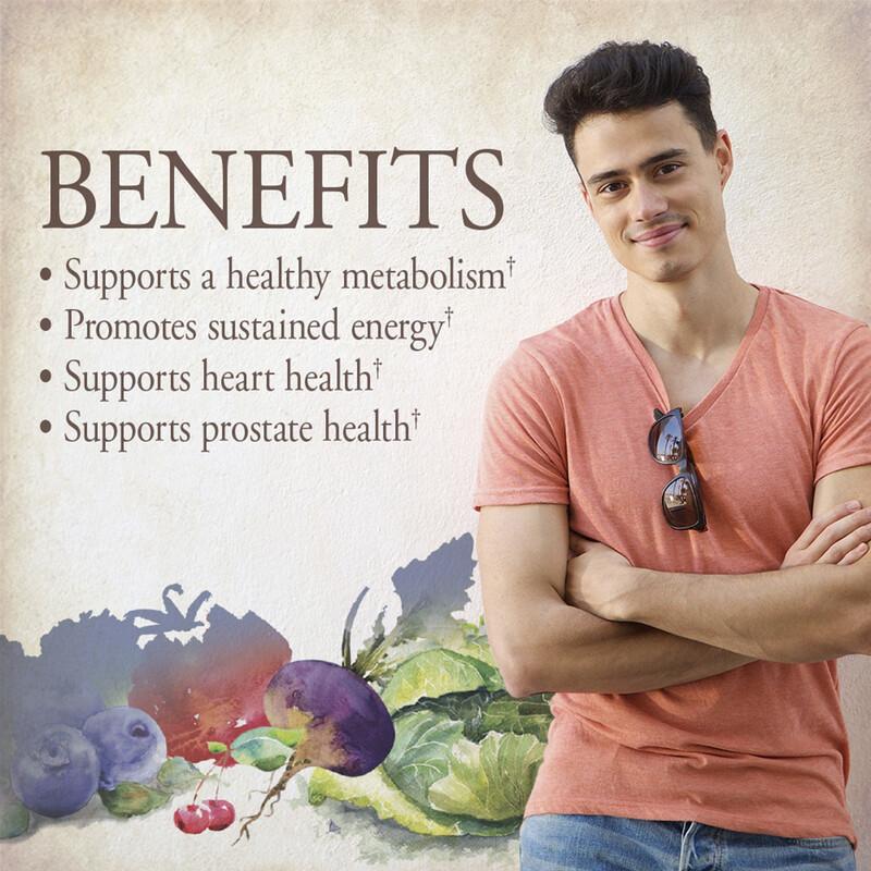 Organics, Men's Once Daily, 60 Vegan Tablets