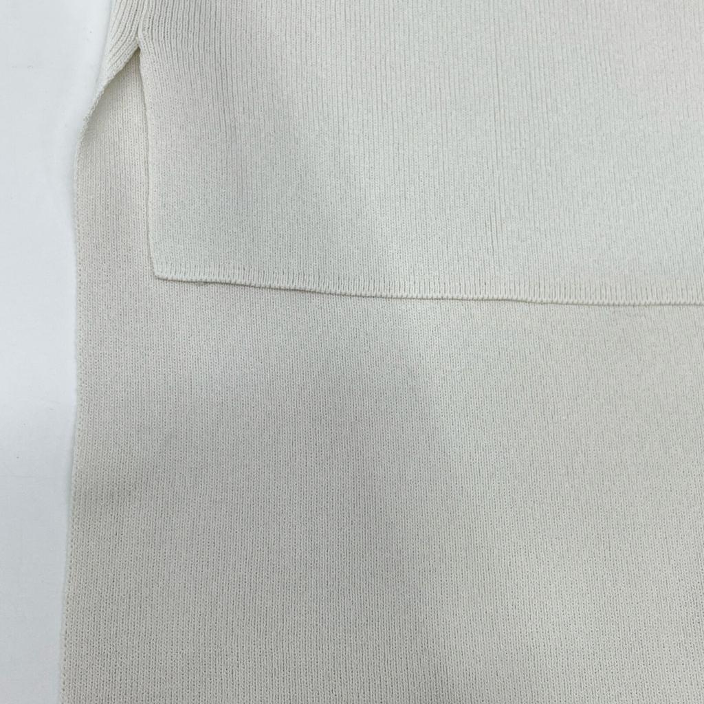 ADORE 24 Year Old 531-4270925 Ecru Rayon Blend Mock Neck Clear Dry Knit tops 38 EcruUsed