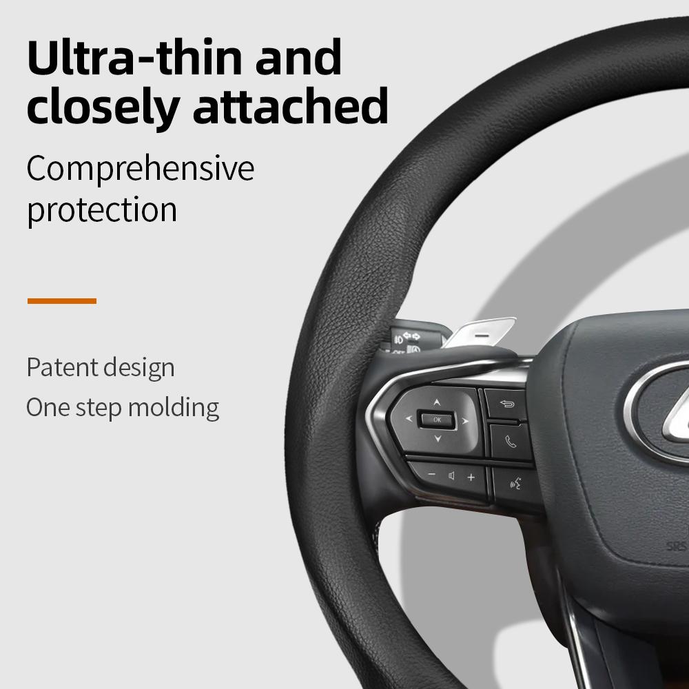 Suitable for Lexus Ultra-Thin Breathable Leather Steering Wheel Cover Suitable for Is250 Gs300 Lx 570 Nx Is350 2019 Es350 Gx460 Is 300 Ls400 Is300 202