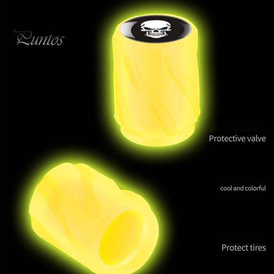 12 buc. Capace universale pentru supapa anvelopei pentru mașină, luminoase, Vizibilitate îmbunătățită, Instalare simplă, Capace universale pentru supape pentru anvelope, pentru exteriorul mașinii