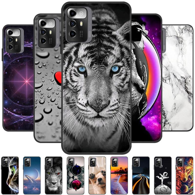 Für ZTE Blade A72 / A 72 5G / A52 Hülle Schwarzes Silikon Weiches TPU Funda Abdeckung für ZTE Blade A72 5G BladeA72 Bumper Schutzhülle Fundas