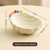 Ceramic Fruit Bowl & Stainless Steel Fruit Fork Set