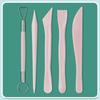 Pottery Clay Tool Kit - 5-Piece Set for Sculpting, Trimming, and Modeling