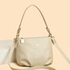 Borsa a Spalla Vintage da Donna in PU Grande Capacità Borsa a Tracolla Piccola Quadrata