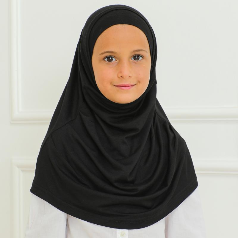 Easy To Wear Hijab For Girls, Muslim Scarf for Kids, Instant Hijabs For Women, Viscose Children Scarves For Ramadan Eid