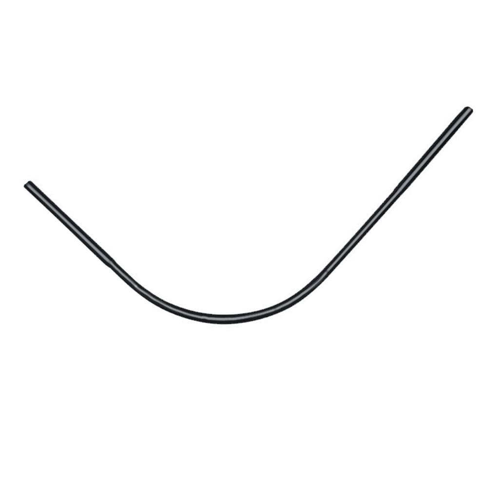 Curved Shower Curtain Rod Extendable Wall Mount Stainless Steel Corner Curtain Rod for Bathroom