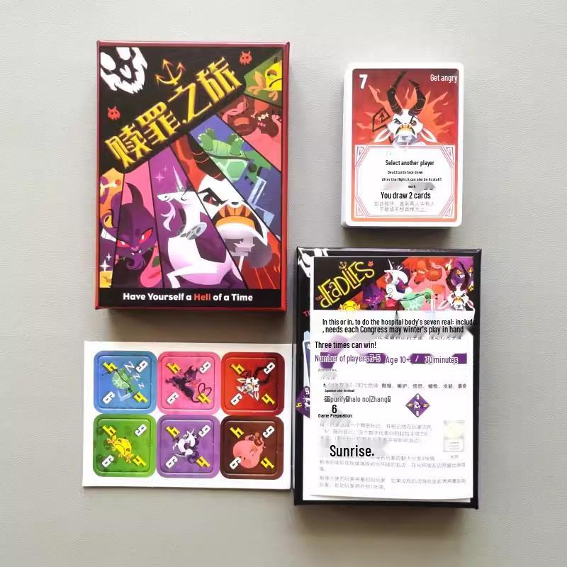 Atonement Journey: Casual Deduction Card Game for 3-5 Players