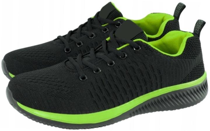 Buty Robocze Półbuty Sportowe Czarne Bardzo Lekkie Przewiewne Oddychające