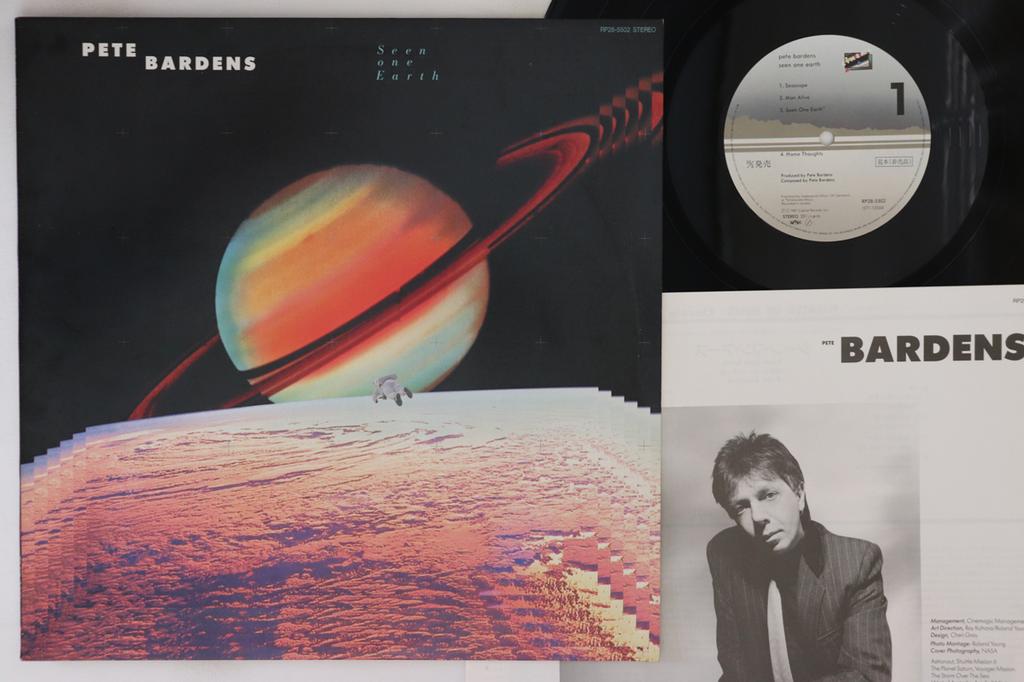 LP Schallplatte PETE BARDENS - Seen One Earth RP285502PROMO CAPITOL 1987 Japan Rock Gebraucht