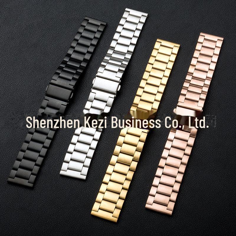 Stainless Steel Strap for HW Watch GT3/GT2 Pro - Three-Bead Design for Smart Sports Watch