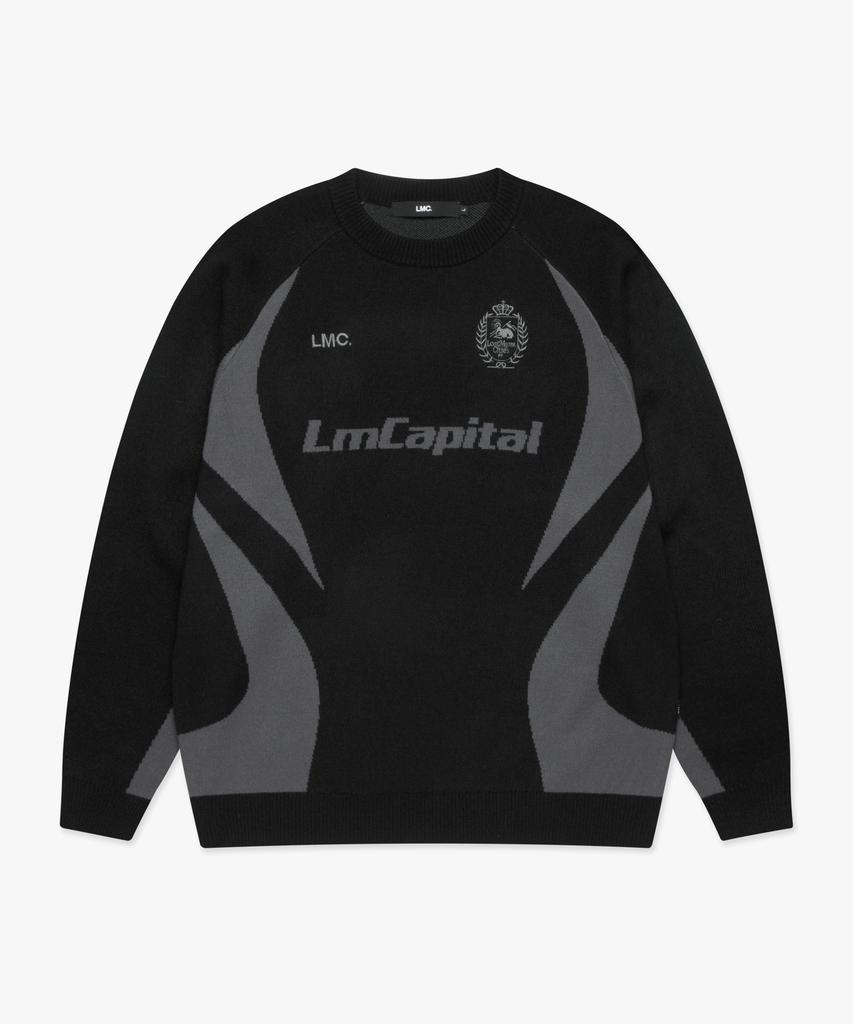 LMC Lmcapital Soccer Knit Sweater Black