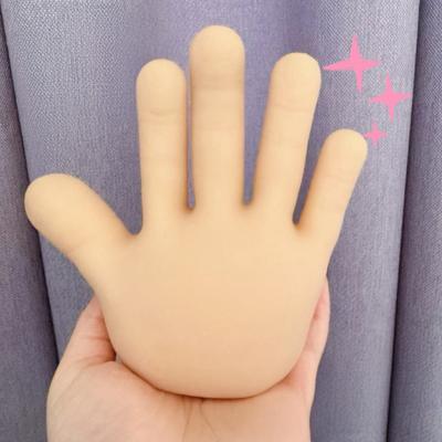 Yousheng Simulated Gesture Stress Relief Toy Slow Rising Rock Scissors Paper Squeeze Toy Soft TPR Hand Gesture Fidget Sensory Toy
