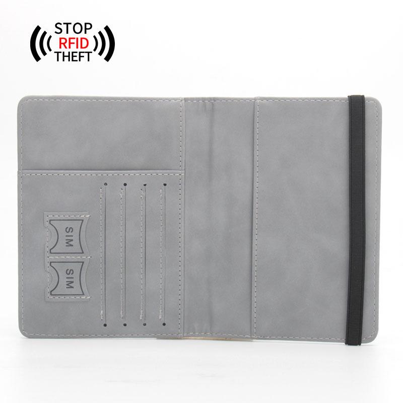 RFID Football Passport Holder with Anti-magnetic Protection and Card Slots for Qatar World Cup