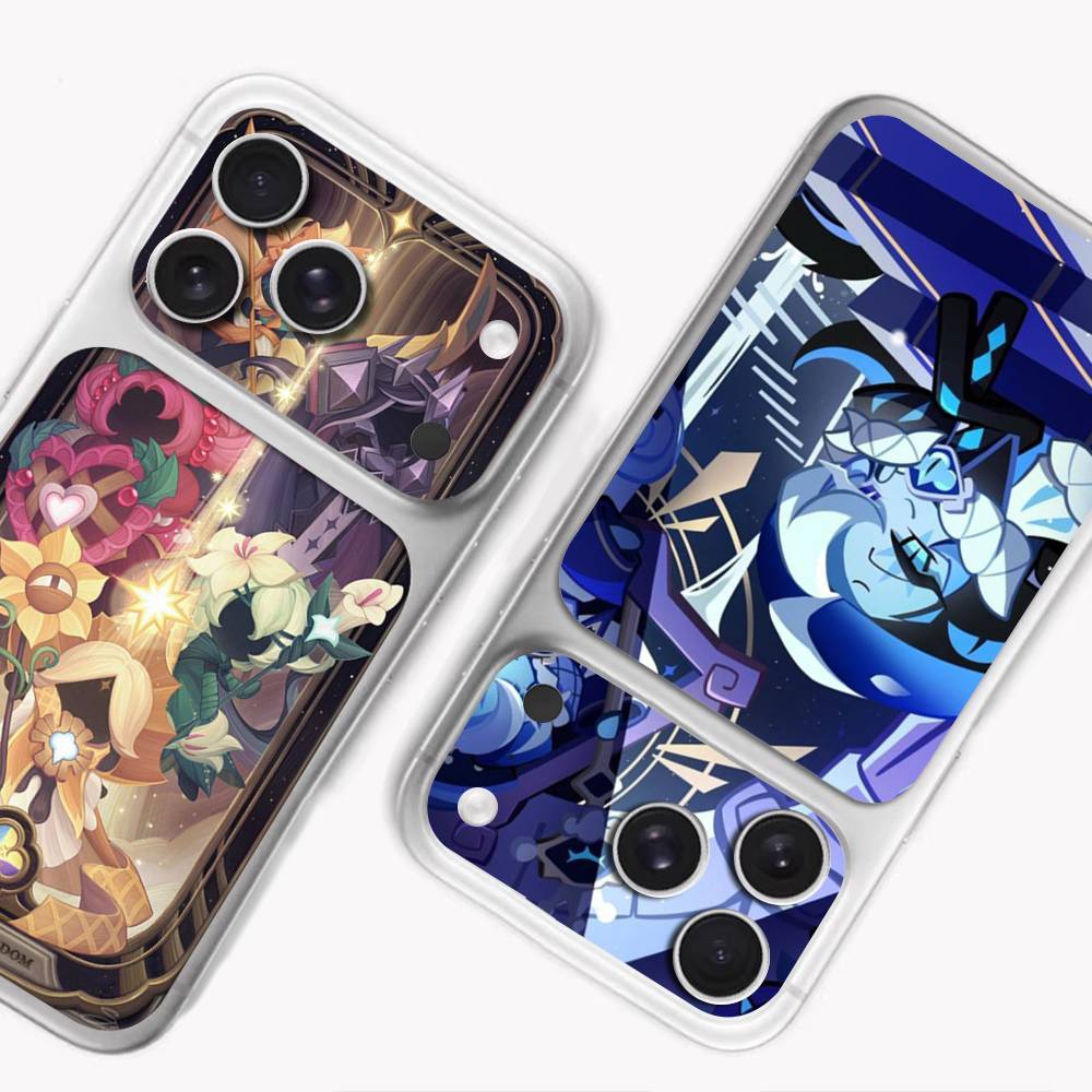 Mobile Game C-Cookie Run Kingdom Back Cover Decal Protective For Iphone 17 Pro Max Skin Sticker Back Protective