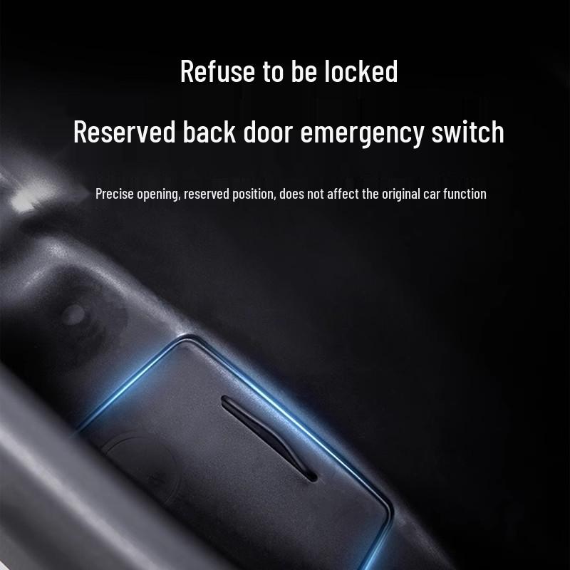 Zestaw pudełek do przechowywania w drzwiach Tesla Model Y - TPE, Akcesorium podkładki na cztery drzwi