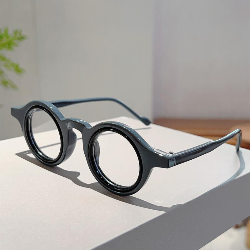 Vintage Round Glasses Men  New in Retro Blue Light Blocking Optical Frames Women Trendy Candy Color Rim Eyeglasses