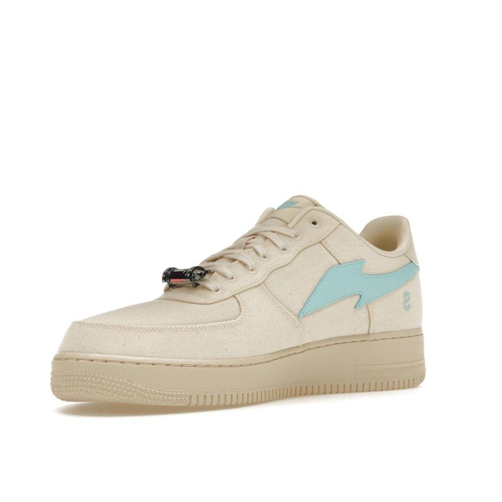Nike RTFKT X Air Force 1 Low Human Unisex Sneakers Cream Natural Baltic-Blue FQ3954-100
