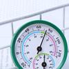 2 In 1 Aluminum Alloy Thermometer Hygrometer Wall-Mounted Thermometer For Home Office Temperature Humidity Meter