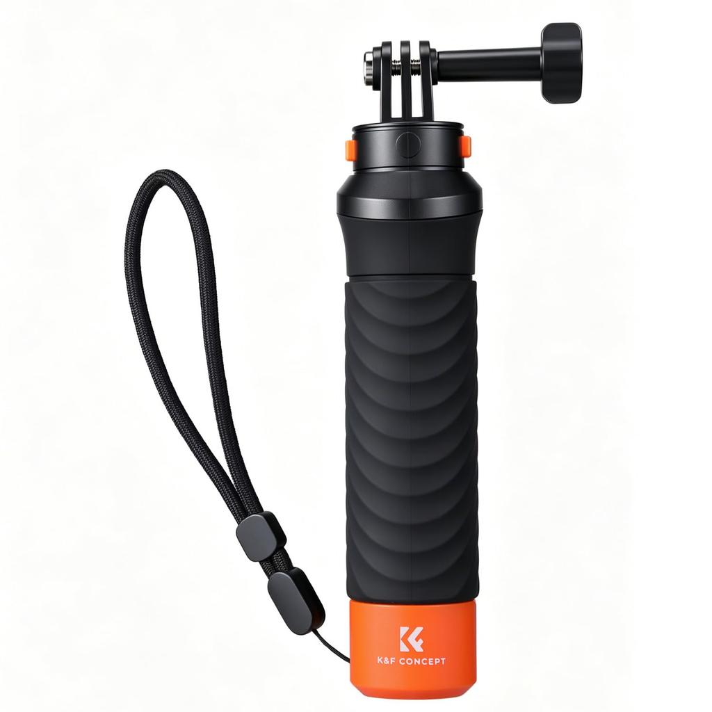CONCEPT Floating Handle for Action Cameras with Osmo X5 K&F (Compatible GoPro/DJI Action/Insta360 Ace)