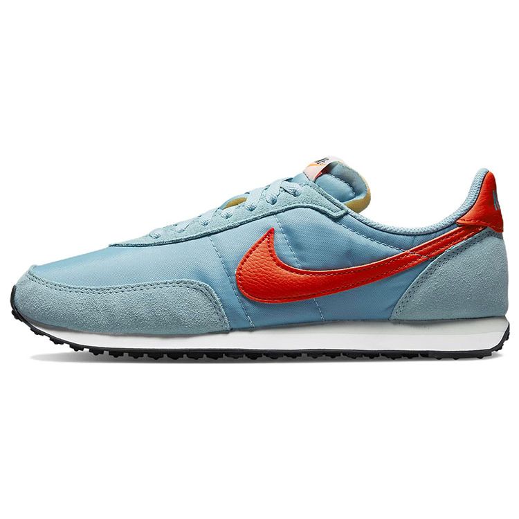 Nike Waffle Trainer 2 Worn Blue Team Orange Men Sneakers Light-Silver Sail DH1349-403 43