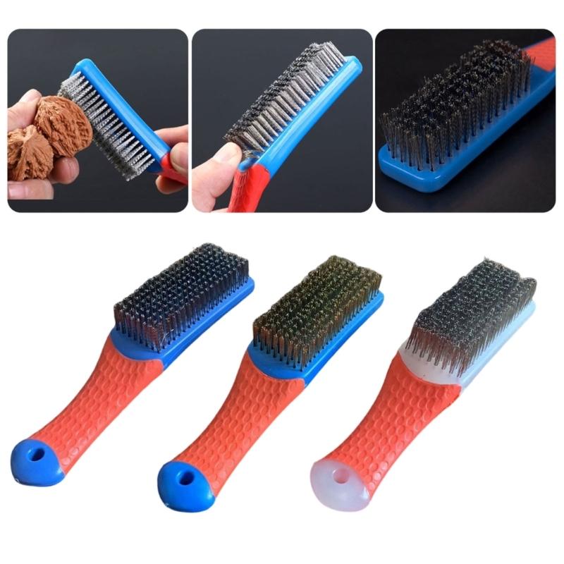 Durable Metal Wire Cleaning Brush MultiPurpose For Polishing Removing Rust Dirt On Antiques Metal Wire