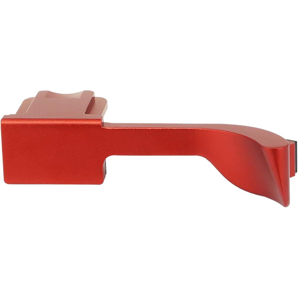 Haoge THB-QR Thumb Rest Grip (Red, Black) - Compatible with Leica Q2 Camera Thumb Grip.