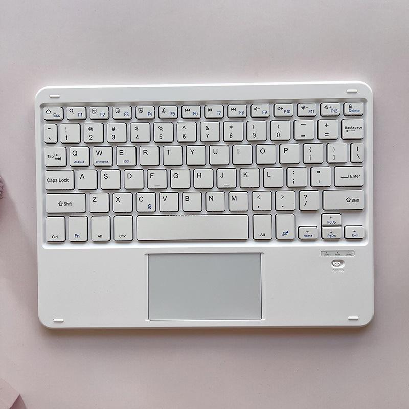 Silent Seven-Color Backlit Bluetooth Keyboard for Apple & Huawei Tablets, Connects to Mobile Phones